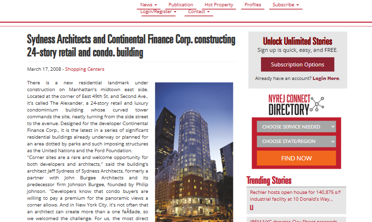 Sydness Architects and Continental Finance Corp. constructing…