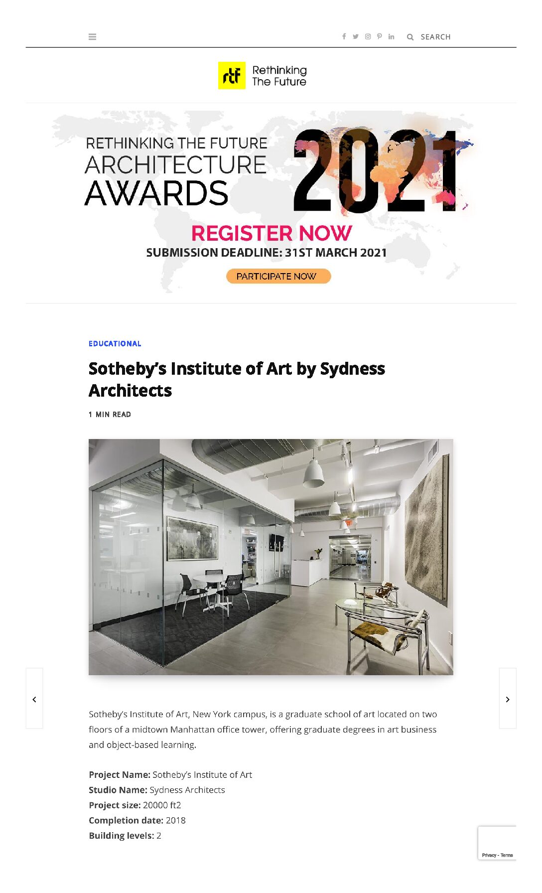 Sotheby’s Institute of Art by Sydness Architects